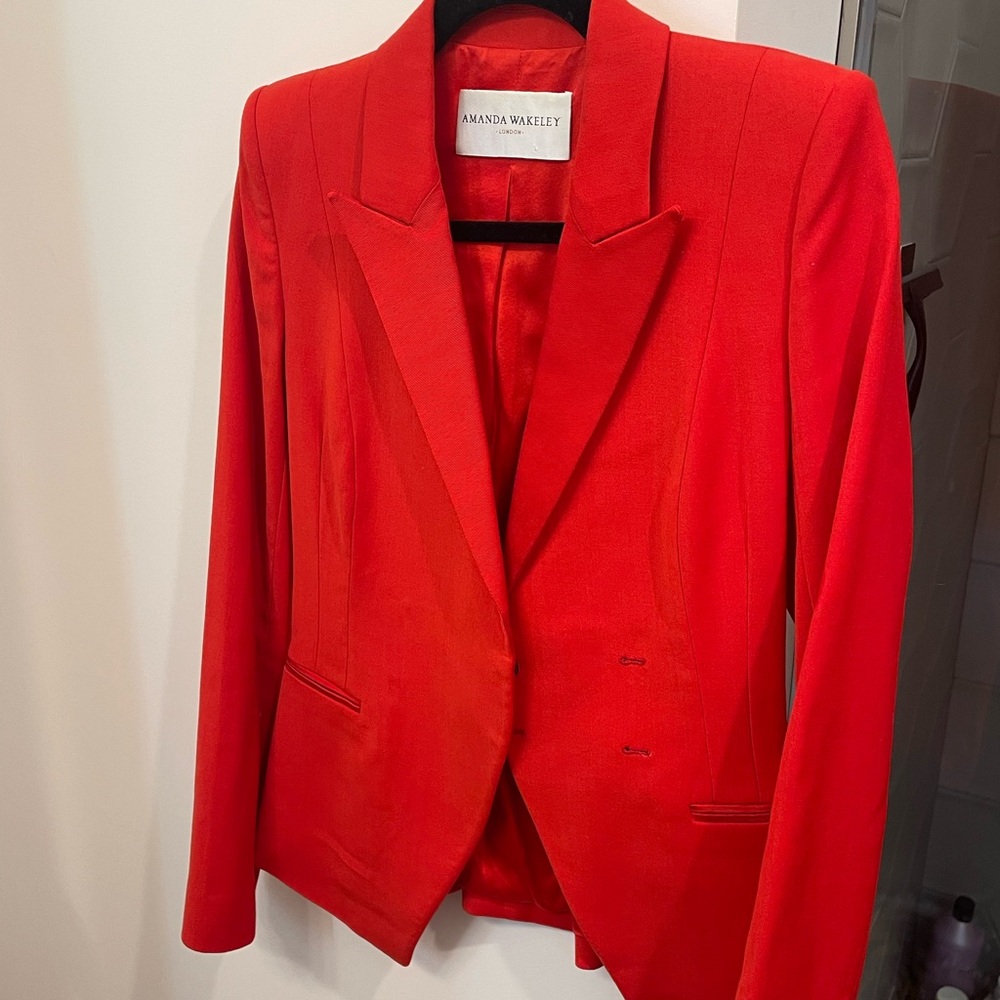 Amanda Wakeley Red Blazer